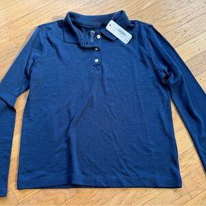 NWT - Gymboree Dark Blue Long Sleeve Polo